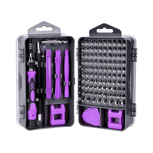 Precision Electronics Screw Driver Set - 117pc Magnetic DIY Repair Tool Kit