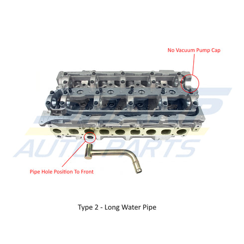2.5 16v D4CB Cylinder Head - Hyundai H1 H200 i800 Kia Sorento