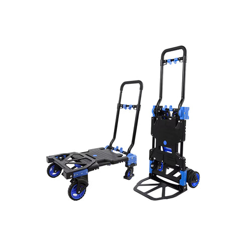 2 in 1 Folding Upright Hand Truck Trolley & Flatbed Cart